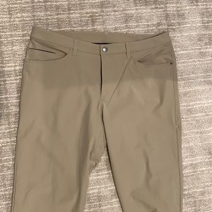 Lululemon 36 inseam 30 khaki color pants